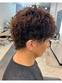 栃木ツイストスパイラルパーマツイストパーママッシュウルフヘア