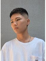 クフィア メンズフェード カンポ 天王寺(CUFFIA MENSFADE CAMPO) 濡れパン×スキンフェード