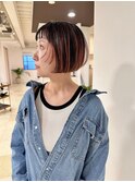 ステップカットボブ