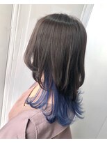 ホープ(hope)&nbsp;ウルフカット×ネイビーカラー【梅田/茶屋町/ウルフ】