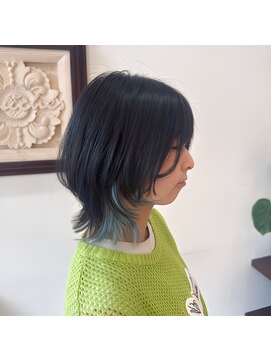 ギッシュ 江南店(guiches) ボブウルフ×インナーカラー