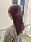 色落ちの綺麗なラズベリーカラー/ブリーチカラー/20代/知立/三河