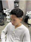 毛流れパーマ