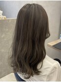 柔らかハイライトグレージュ♪