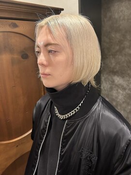 エクテ(ecouter) シャンパンベージュシャギーウルフメンズウルフ