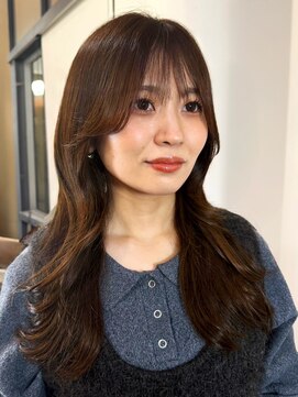 イーストハムアール(EAST HAM r) 透明感ダークブラウン/レイヤーカット/顔まわりカット