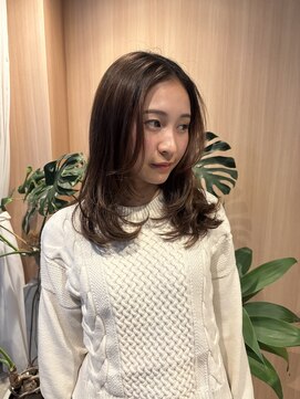オン キャナルシティ博多前店(on) 髪ドクター吉井/ミディアムレイヤー/ブラウン/20代30代