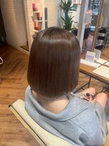 ヘアーショップ エヌアンドエー 越谷店(hair shop N&A) ナチュラルブラウン×まとまりボブ
