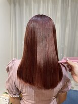 クスキ(KUSUKI)&nbsp;ブリーチありレッドカラー