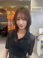 ロンドルーチェ 心斎橋(Lond luce)&nbsp;グレージュ×ハッシュカット［髪質改善/縮毛矯正/ボブ］