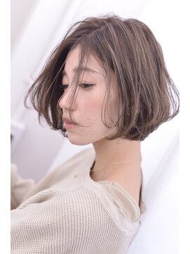 アヴァンス なかもず店(AVANCE.) ショートボブ×シースルーバング×こなれボブ×俺のボブ