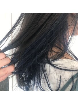 ルタ(LuTa by siesta＆LiCO) LuTa☆吉祥寺　インナーカラー×ネイビーブルー