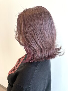 フェーディン(fa/din) ペールラベンダー×インナーピンク