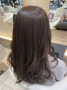 エアー 銀座(air) ★岡田有加★20代30代グレージュブラウン×オトナ女子ハイライト