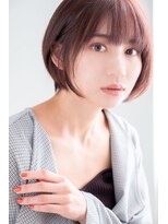 グランマッシュ(Granmash)&nbsp;美シルエット☆暖色ベージュ☆大人可愛いショートボブ