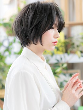 カバーヘア ブリス 北浦和(COVER HAIR bliss) ★斜めバング暗髪くせ毛風小顔マッシュパーマ20代30代40代★8