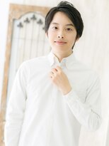 ミスターアンドミセス ファミリーカットサロンビーンズ 草加店(Mr&Mrs Beans)&nbsp;アッシュブラックでビジカジ◎アンニュイヘアD