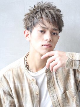 イルハバナ 渋谷(ill HAVANA) メンズハイトーン/ブリーチカラー/ホワイトベージュ