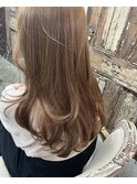 表参道roijir ブリーチなしミルクティー×レイヤーカット