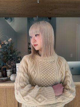 エルム 原宿 表参道(yelm) 原宿/インナーカラー/イヤリングカラー/ブリーチ/ダブルカラー