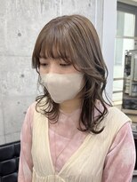 メルシー トータル ブランディング サロン(merci TOTAL BRANDING SALON)&nbsp;顔まわりレイヤー/ミルクティーベージュ