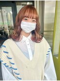 ハイトーン裾カラー高知美容院10代20代