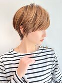 大人上品ショートボブ×ハイライトカラー【ERIKA】