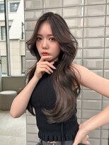 リリー(Lilley)&nbsp;【lilley 稲永麻衣】顔周りカット+レイヤーカット+天神韓国ヘア