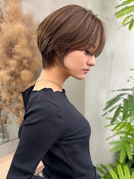 ギークス(GEEKS) 【GEEKS渋谷】ブリーチなし/ハンサムショート/シルキーベージュ