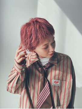 トップヘアー スパアンドリラクゼーション 安城(spa&relaxation) スプリングピンクカラー