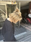 ハーフアップお団子hair◎