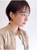 Say.フレンチカジュアルくびれショート黒髪ぱっつん前髪表参道