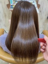 ロンドアジュール 横浜(Lond azur)&nbsp;乾かしただけでこの艶！横浜で叶う！本物の髪質改善縮毛矯正