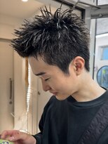 グッドタイムエフティフィフス 横浜西口(GoodTimes ft.fifth)&nbsp;横浜西口スパイキーショートツーブロック刈り上げフェード30代