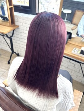 ベル(belle) レイヤーカット/エクステ/暖色カラー[天文館]