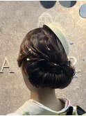 シニョンヘア