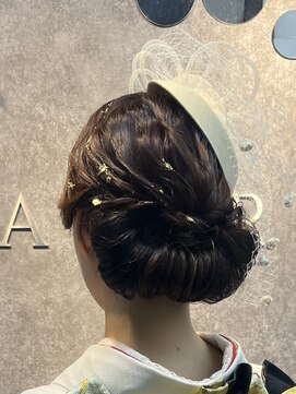 バサラ 池袋店(VASARA) シニョンヘア♪着物ヘア/浴衣ヘア/卒業式ヘア/成人式ヘア