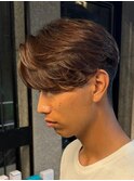 フェザーパーマツイストスパイラルパーマ刈り上げセンターパート