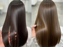 【髪質改善のPOINT1】超高濃度水素トリートメントでうる艶髪へ