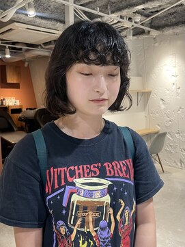 コフィー バイ メルト 吉祥寺(cofy by melt) 山本/ボブパーマ前髪パーマ吉祥寺切りっぱなしニュアンスパーマ