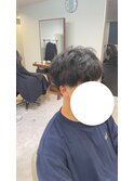 カット_メンズ_簡単セット_巣鴨