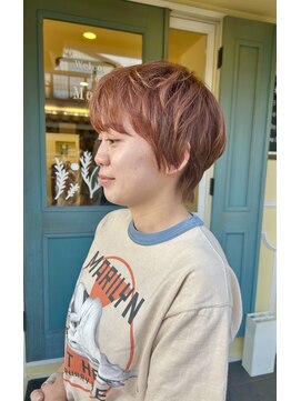 ヘアーデザイン モモ(Hair Design MoMO) 秋のオシャレにほんの少しアクセント♪こっくりマロンベージュ