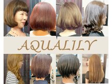 アクアリリー ヘアデザイン(AQUA LILY hair design)の雰囲気（品を纏ったツヤのある上質なヘアスタイルをご提案いたします）