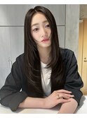 黒髪酸性ストレート仙台髪質改善縮毛矯正レイヤーカット