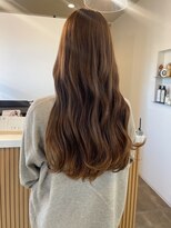 ミルヘアデザイン(mil hair design)&nbsp;グレージュ　艶髪　髪質改善　ブリーチ　ピンクベージュ　韓国風
