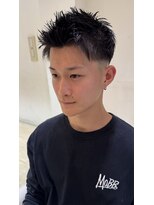 ウィル 都島店(WiLL)&nbsp;20代30代40代大人ハンサムフェードスパイキーショート（１）
