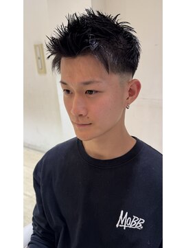 ウィル 都島店(WiLL) 20代30代40代大人ハンサムフェードスパイキーショート(1)