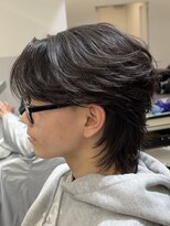 ビカムメンズヘアー 栄店(become men's hair)&nbsp;中国ウルフニュアンスパーマ毛流れ