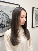  ハイライト/地毛ハイライト/白髪ぼかし/ロングレイヤー