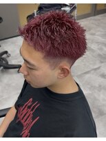 オムセラ 札幌(HOMME SERA)&nbsp;【RIKU】大人気ワインレッド×スパイキーショート